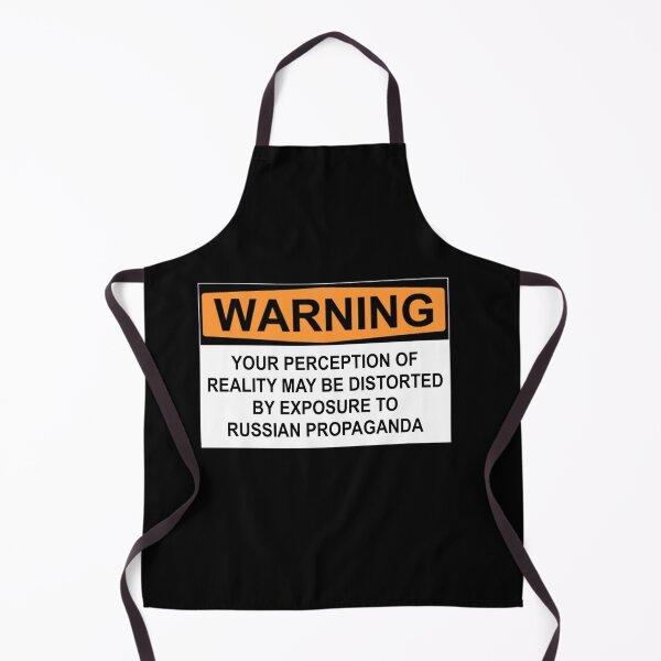 Item preview, WARNING: YOUR PERCEPTION OF REALITY MAY BE DISTORTED BY EXPOSURE TO RUSSIAN PROPAGANDA designed and sold by Bundjum.