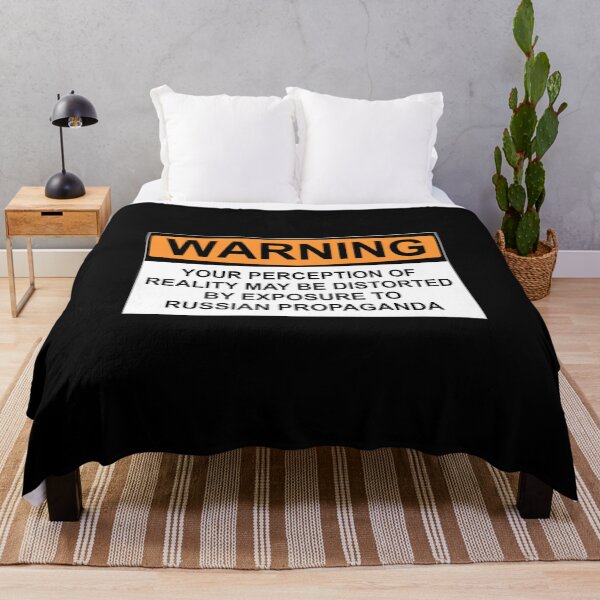 Item preview, WARNING: YOUR PERCEPTION OF REALITY MAY BE DISTORTED BY EXPOSURE TO RUSSIAN PROPAGANDA designed and sold by Bundjum.