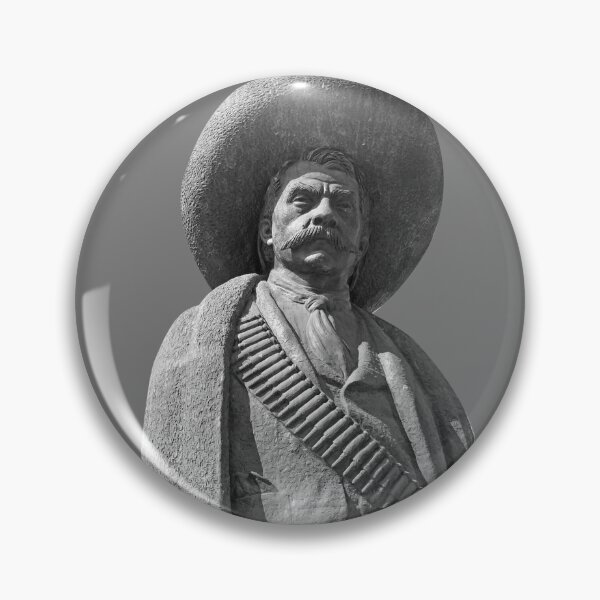 Item preview, Statue of Emiliano Zapata above his tomb - on Grey designed and sold by boltjesdesign.