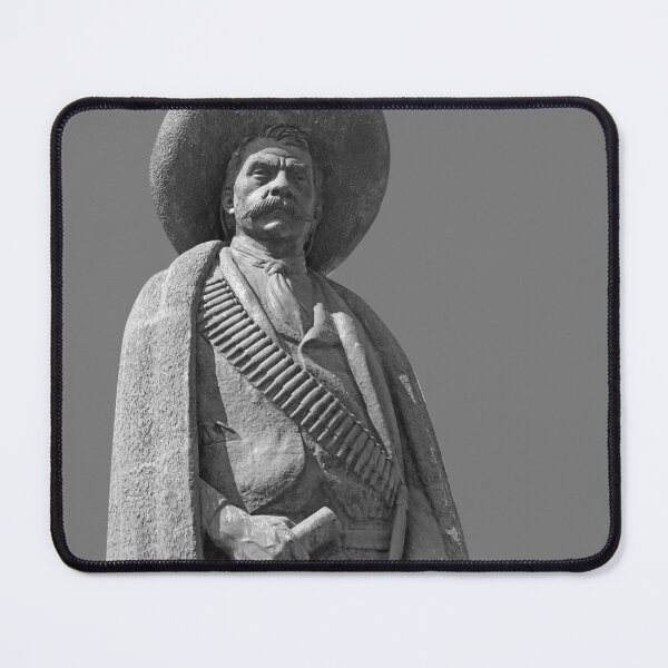 Item preview, Statue of Emiliano Zapata above his tomb - on Grey designed and sold by boltjesdesign.