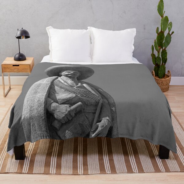 Item preview, Statue of Emiliano Zapata above his tomb - on Grey designed and sold by boltjesdesign.