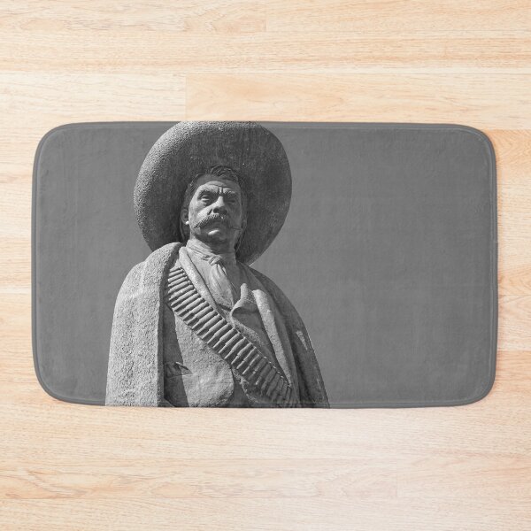 Item preview, Statue of Emiliano Zapata above his tomb - on Grey designed and sold by boltjesdesign.