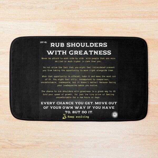 Item preview, Day 45 of the year: Rub shoulders with greatness designed and sold by BuddyBoots.