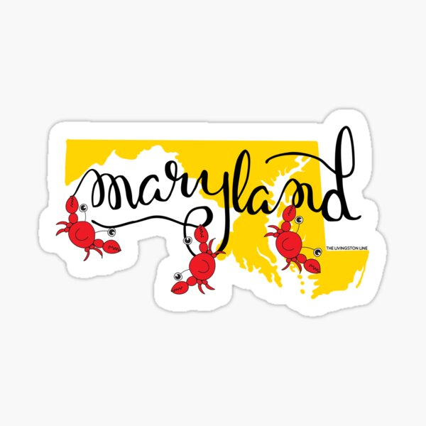 Item preview, Cute Maryland Crabs designed and sold by LivingstonLine.