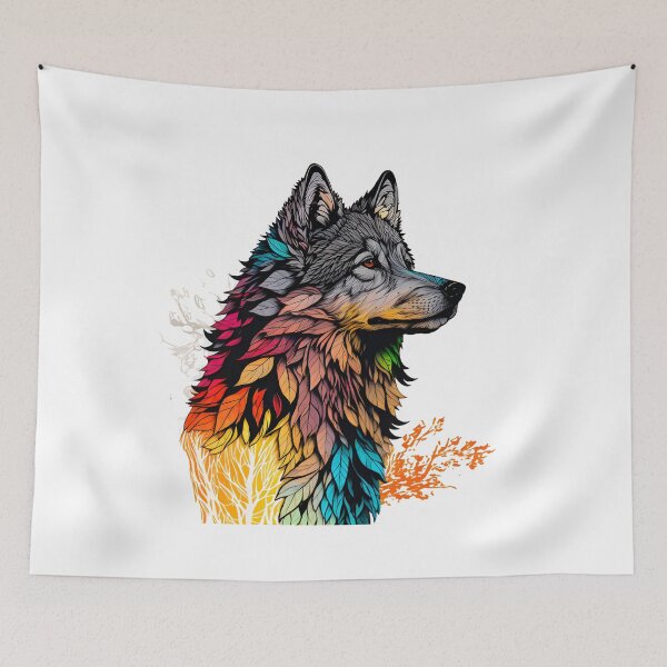 Item preview, Psychedelic Wolf designed and sold by natejahnke.