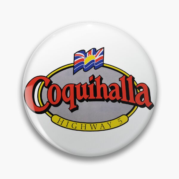 Item preview, Coquihalla Highway 5 British Columbia Vintage Travel Decal designed and sold by hilda74.
