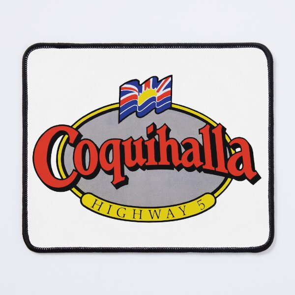 Item preview, Coquihalla Highway 5 British Columbia Vintage Travel Decal designed and sold by hilda74.