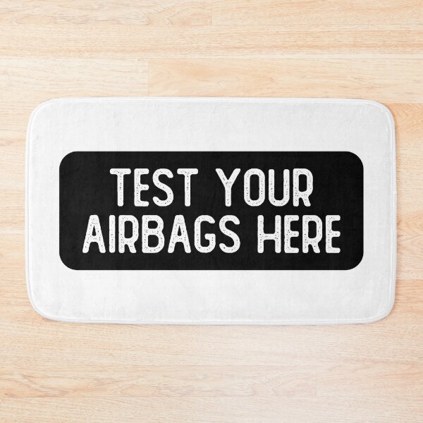 Item preview, Test Your Airbags Here Cool Biker designed and sold by Sour Soul.