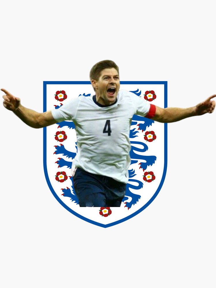 Steven gerrard Jersey Sticker for Sale by sagestar Redbubble
