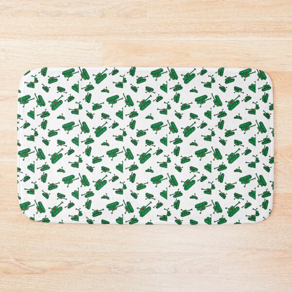 Item preview, Green Military Tank Pattern designed and sold by mkzmerch.