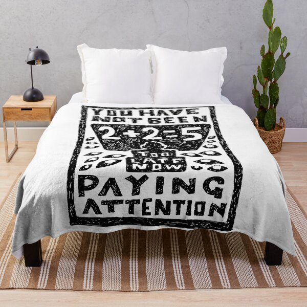Item preview, You have not been paying attention, 2+2=5 illustrated lyrics. designed and sold by bangart.