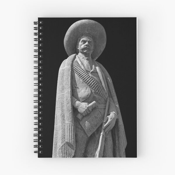 Item preview, Statue of Emiliano Zapata above his tomb - on Black designed and sold by boltjesdesign.