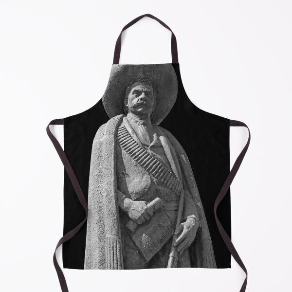 Item preview, Statue of Emiliano Zapata above his tomb - on Black designed and sold by boltjesdesign.