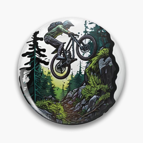 Item preview, Mountain Biking Through The Woods designed and sold by anthropaulogy.