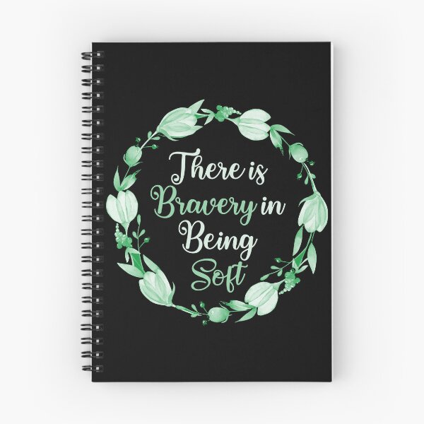 Item preview, There is Bravery in Being Soft / Sensitive / Floral / Kindness / Empathy / Considerate / softgirl / cottagecore designed and sold by ae-samantha.