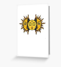 Sonne Grußkarte
