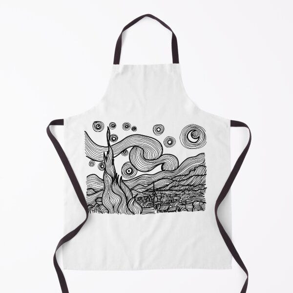 Item preview, Starry night Vincent Van Gogh sketch designed and sold by in-the-mountain.