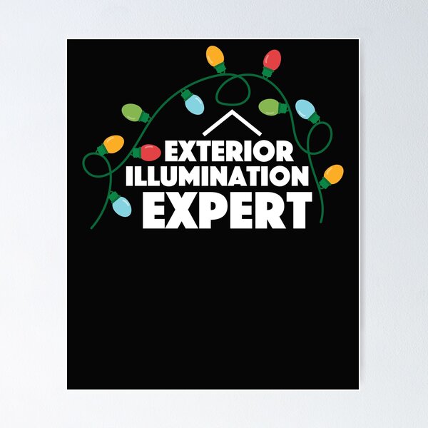 Item preview, Funny Christmas T Shirt Exterior Illumination Expert Tee designed and sold by rused.