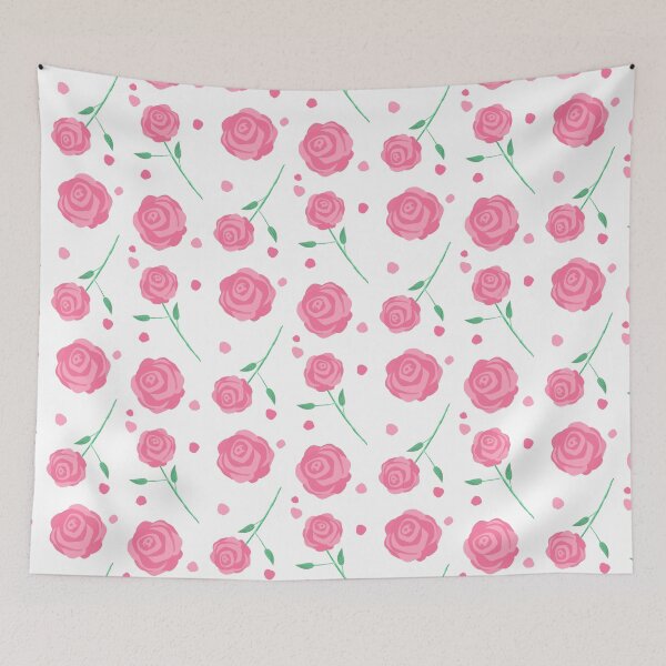 Item preview, Pluie de Roses - Fallen pink roses and rose petals designed and sold by CuddlyPeas.