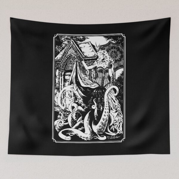 Item preview, Cecaelia lovecraftian victorian creature gothic horror hp designed and sold by JonathanGrimm.