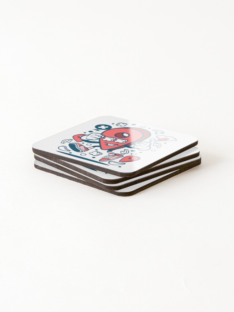 Thumbnail 4 of 5, Coasters (Set of 4), Location designed and sold by LocalCreative.