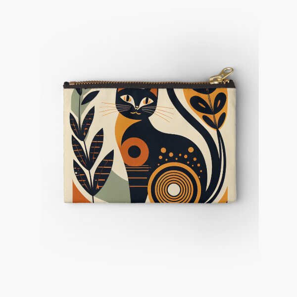 Item preview, Boho Cat 39 Abstract Art Print Painting Wall Decor designed and sold by winterkitty88.