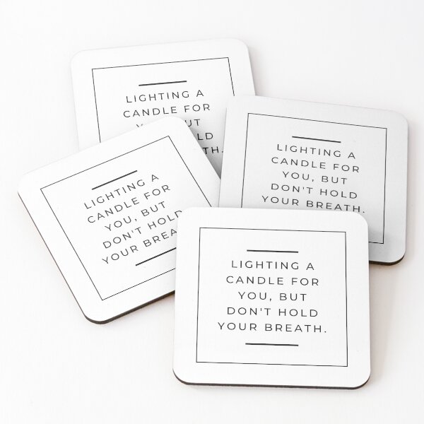 Item preview, Lighting a candle for you, but don't hold your breath designed and sold by JollyJars.