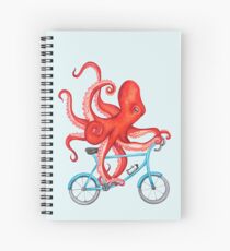 Cycling octopus Cahier à spirale