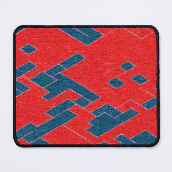 Item preview, Red and blue ancient 3d Alien Maze Writing designed and sold by DESIGNERCATS.