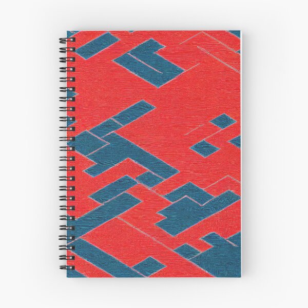 Item preview, Red and blue ancient 3d Alien Maze Writing designed and sold by DESIGNERCATS.