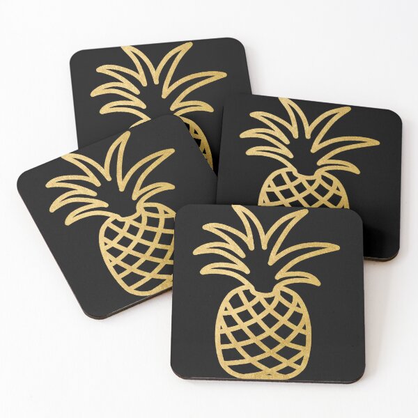Item preview, Cute Little Pineapple - Gold designed and sold by LadySquiggle.