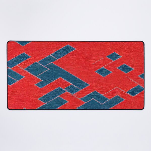 Item preview, Red and blue ancient 3d Alien Maze Writing designed and sold by DESIGNERCATS.