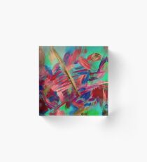 Carefree abstract design Acrylic Block