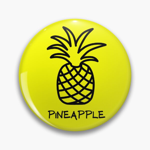 Item preview, Cute Little Pineapple - Black designed and sold by LadySquiggle.