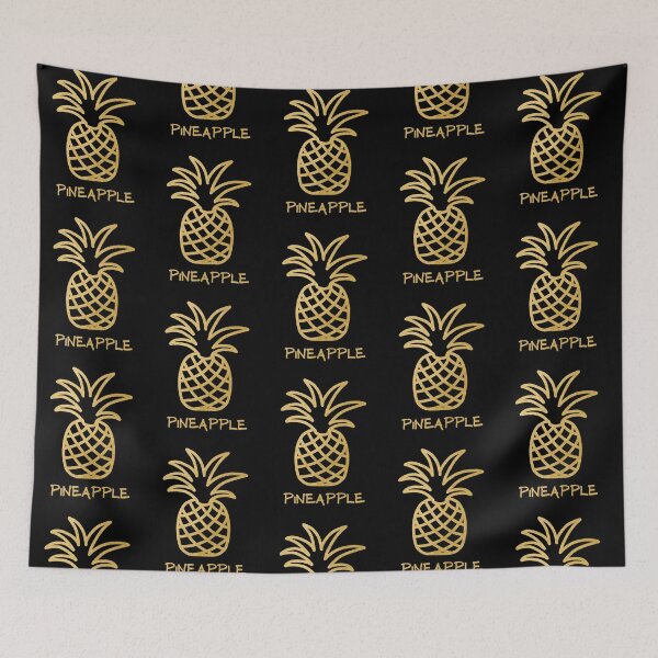 Item preview, Cute Little Pineapple - Gold designed and sold by LadySquiggle.