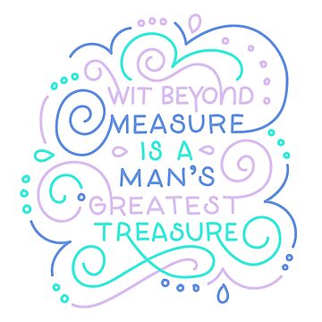 Wit beyond measure is man's greatest treasure “ _ Rowena Ravenclaw - Harry Potter and the order of t…