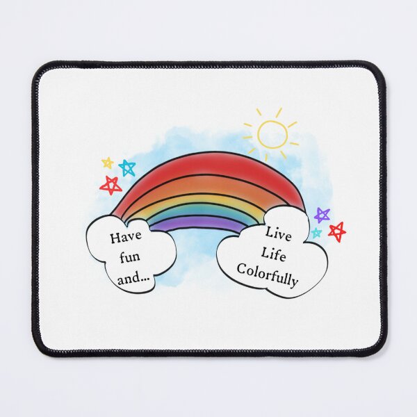 Item preview, Live Life Colorfully designed and sold by StuffWeMade.