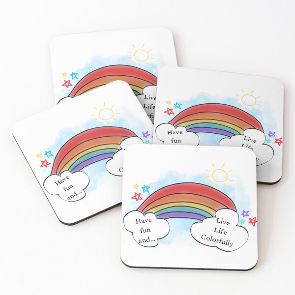 Item preview, Live Life Colorfully  designed and sold by StuffWeMade.