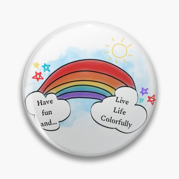Item preview, Live Life Colorfully  designed and sold by StuffWeMade.