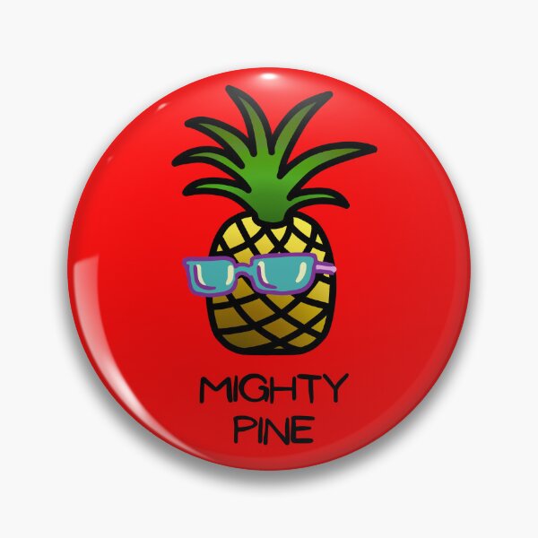 Item preview, Mighty Pine (Mighty Fine) - Pineapple Pun - Colour designed and sold by LadySquiggle.