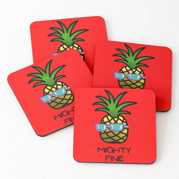 Item preview, Mighty Pine (Mighty Fine) - Pineapple Pun - Colour designed and sold by LadySquiggle.