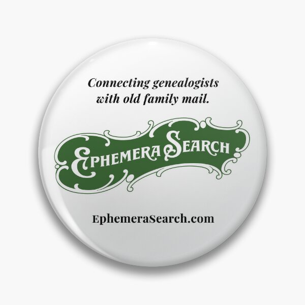 Item preview, Ephemera Search Slogan, Logo, Website designed and sold by EphemeraSearch.