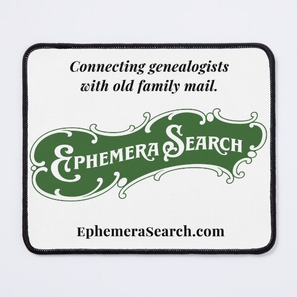 Item preview, Ephemera Search Slogan, Logo, Website designed and sold by EphemeraSearch.