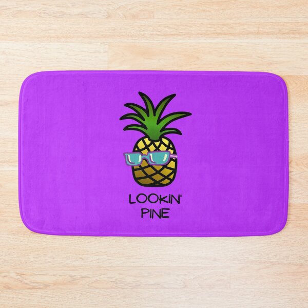 Item preview, Lookin' Pine (Looking Fine) - Pineapple Pun - Colour designed and sold by LadySquiggle.