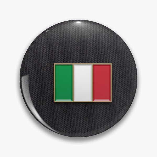 Item preview, Italian Flag Enamel Pin  designed and sold by EnamelStudio.