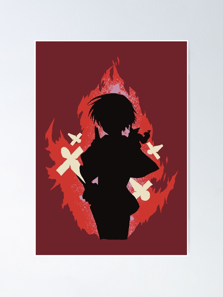 Black Summoner Efil without eyes Minimalist Flat Art Design Poster for  Sale by Animangapoi