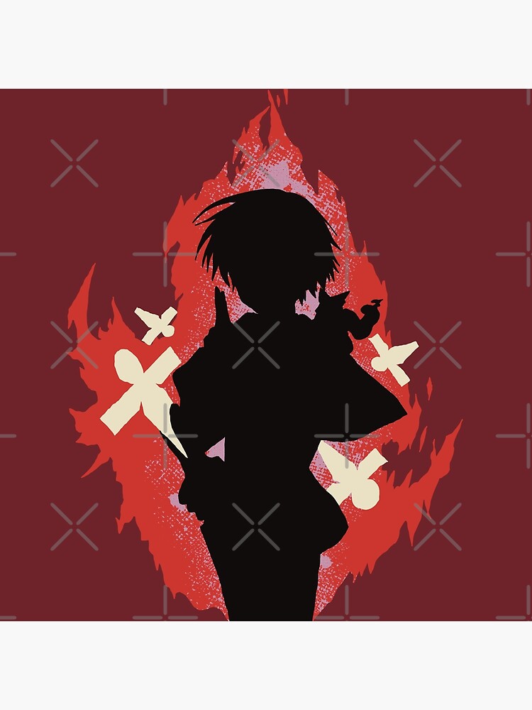 Seika Lamprogue Fire Aura with His Shikigami from The Reincarnation of the  Strongest Exorcist in Another World or Saikyou Onmyouji no Isekai Tenseiki  in Cool Simple Silhouette (Transparent) Greeting Card for Sale