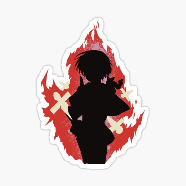 Seika Lamprogue Fire Aura with His Shikigami from The Reincarnation of the  Strongest Exorcist in Another World or Saikyou Onmyouji no Isekai Tenseiki  in Cool Simple Silhouette (Transparent) Greeting Card for Sale