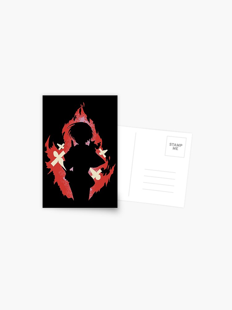 Seika Lamprogue Fire Aura with His Shikigami from The Reincarnation of the  Strongest Exorcist in Another World or Saikyou Onmyouji no Isekai Tenseiki  in Cool Simple Silhouette (Transparent) Greeting Card for Sale