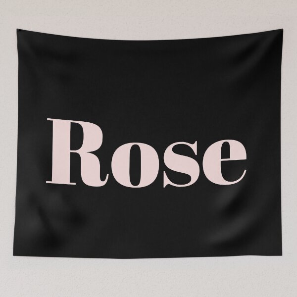 Item preview, Pink Rose Word in Black designed and sold by Moyanana.